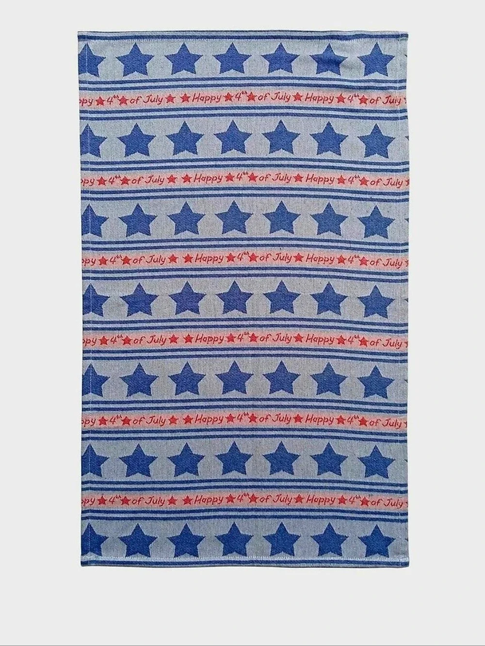 New Set of 2 Stars Jacquard Kitchen Towels 100% cotton, patriotic 4th of July